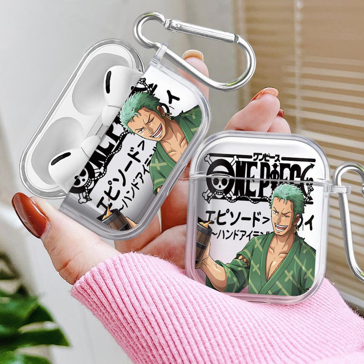 One Piece AirPod Case Cool Anime AirPod Case Luffy Zoro AirPods Case - ChildAngle
