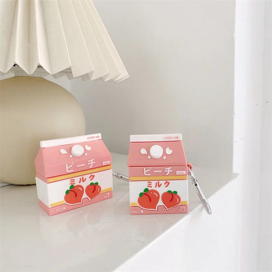 Funda para AirPods 5 y AirPods Pro 3 con diseño de comida, bebida y zumo