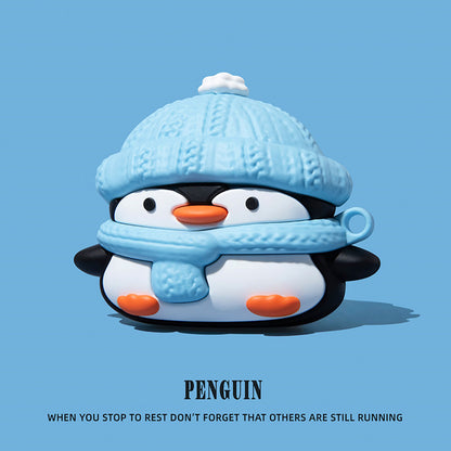 AirPods Pro 3 AirPods 4 Penguin AirPods Case - ChildAngle