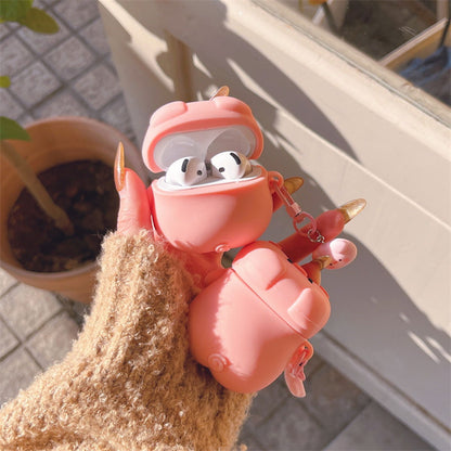 AirPods Pro 3 Pig Cartoon AirPods Case