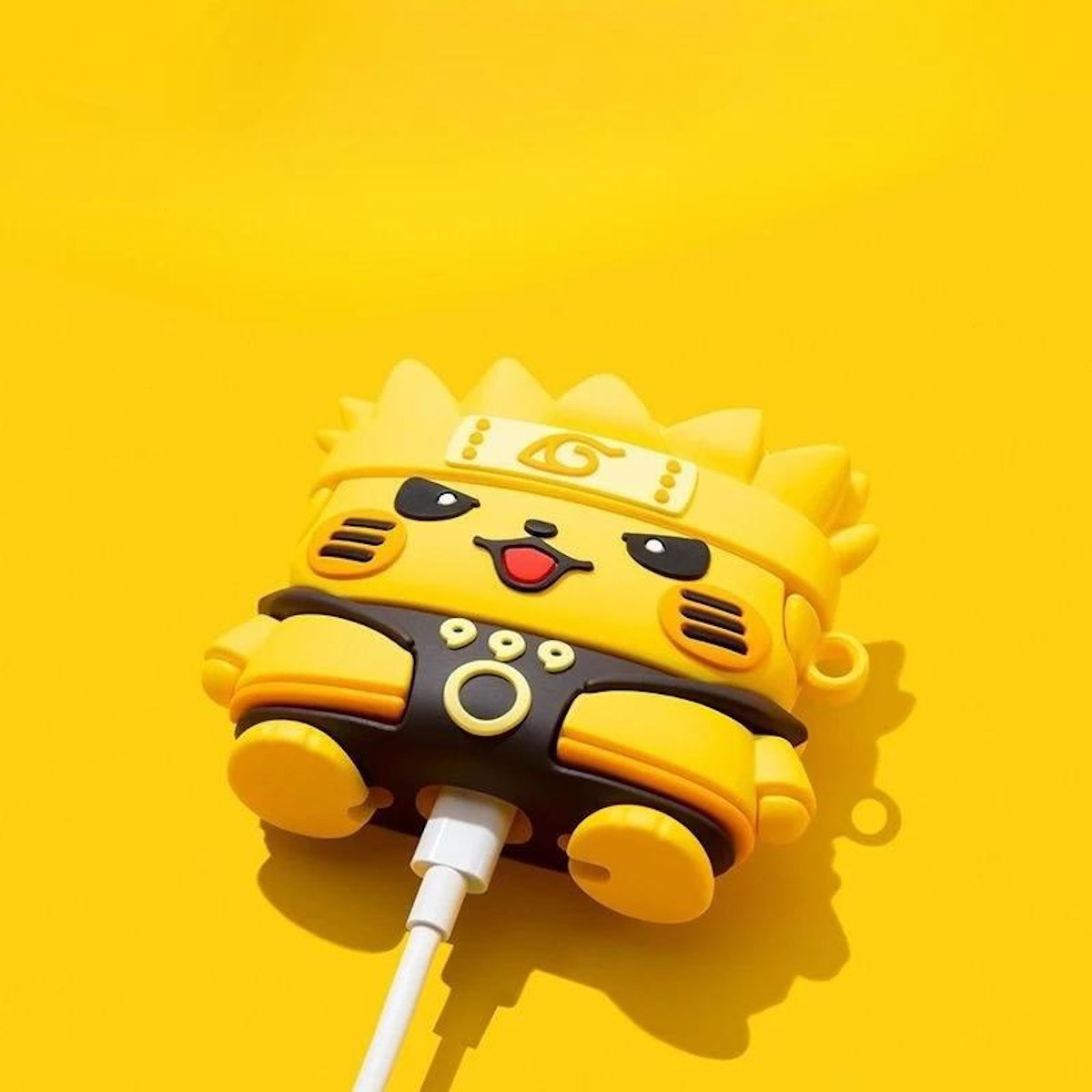 Yellow Pikachu Naruto cartoon character AirPods cases - ChildAngle