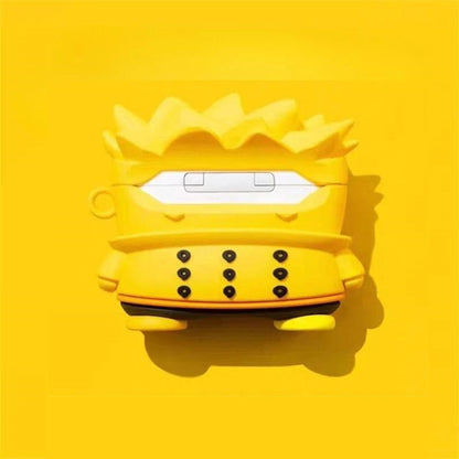 Yellow Pikachu Naruto cartoon character AirPods cases - ChildAngle
