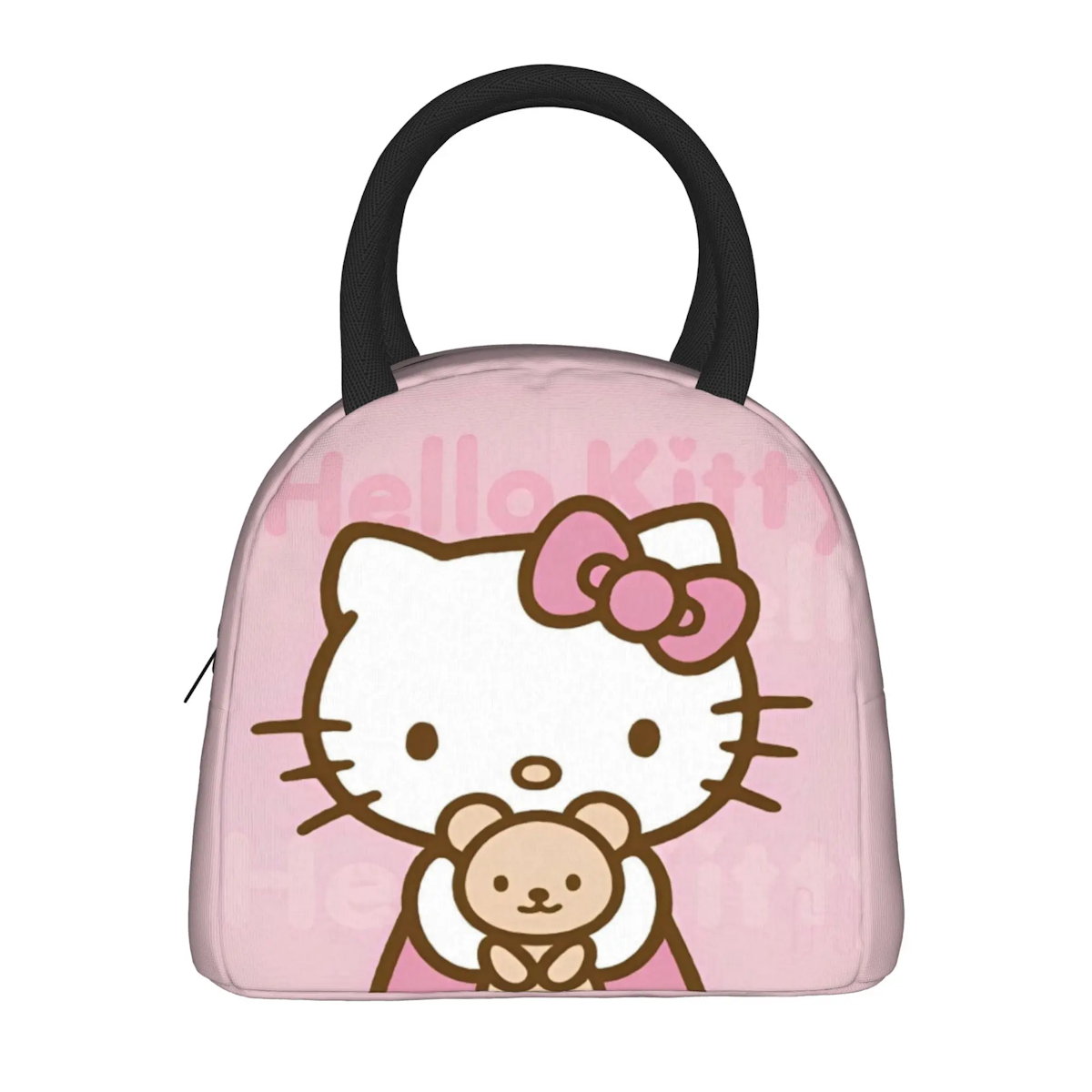 Hello Kitty Lunch Bag Pattern Portable Insulated Tote for School Lunch - ChildAngle