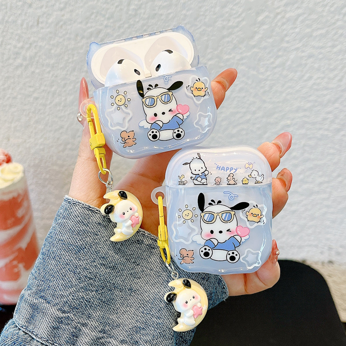 AirPods Pro 3 AirPods 4 Pochacco AirPod Case - ChildAngle