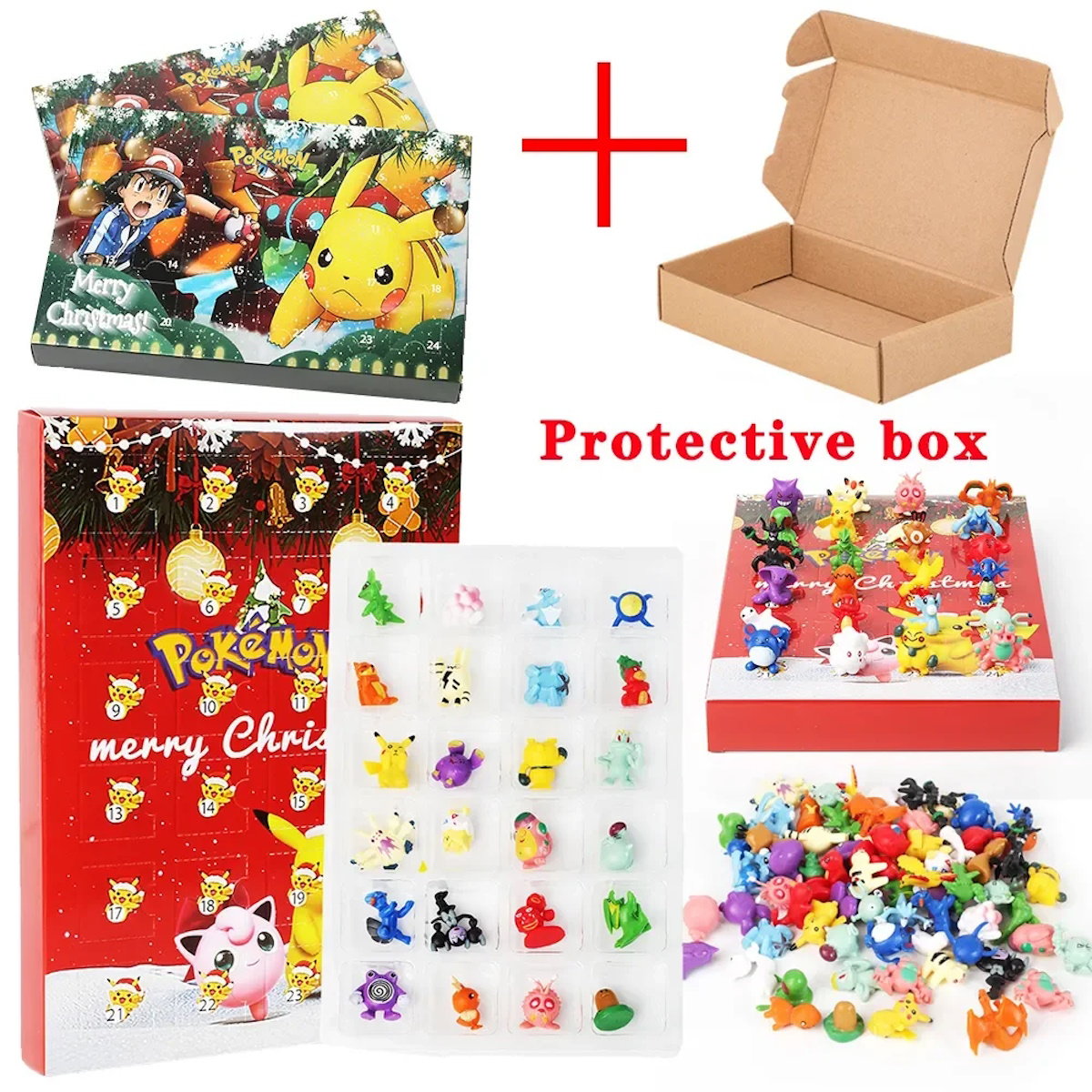 Pokemon Advent Calendars for Christmas Pikachu Charizard - ChildAngle