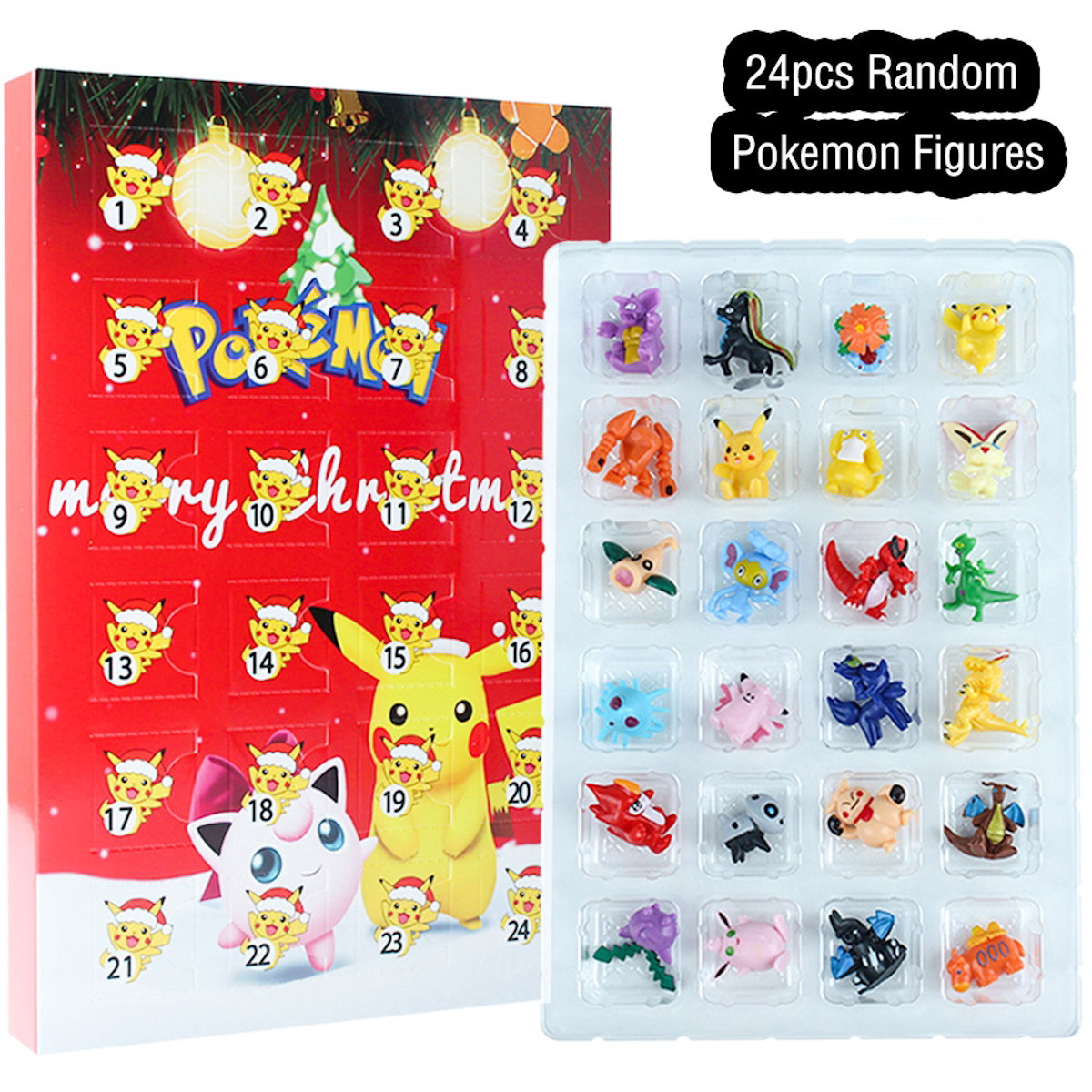 Pokemon Advent Calendars for Christmas Pikachu Charizard - ChildAngle