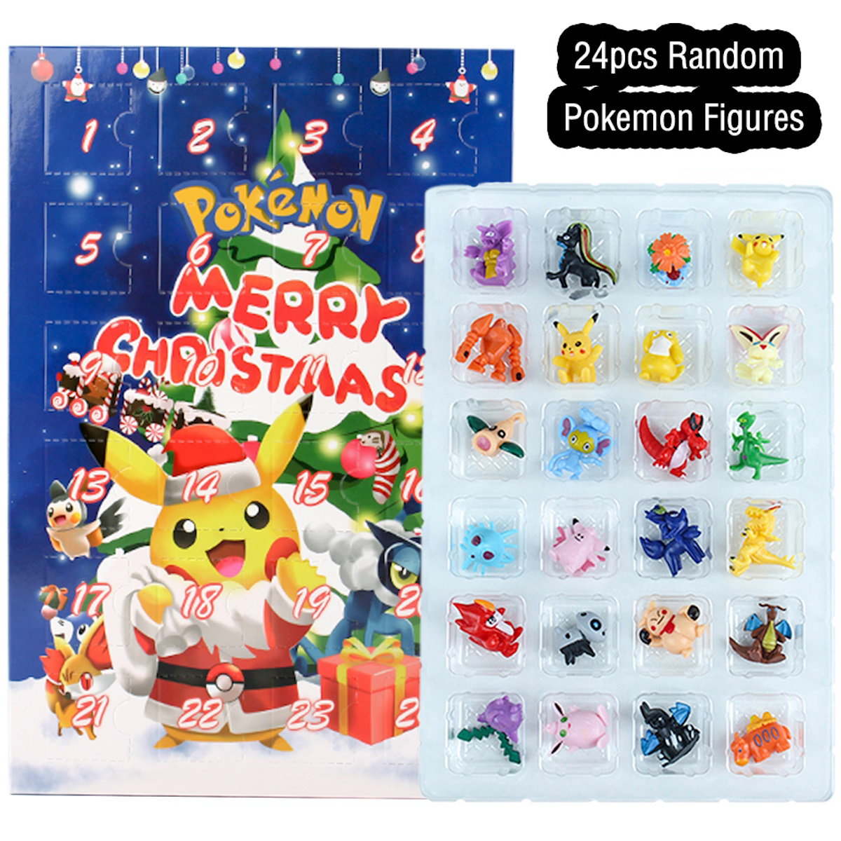 Pokemon Advent Calendars for Christmas Pikachu Charizard - ChildAngle