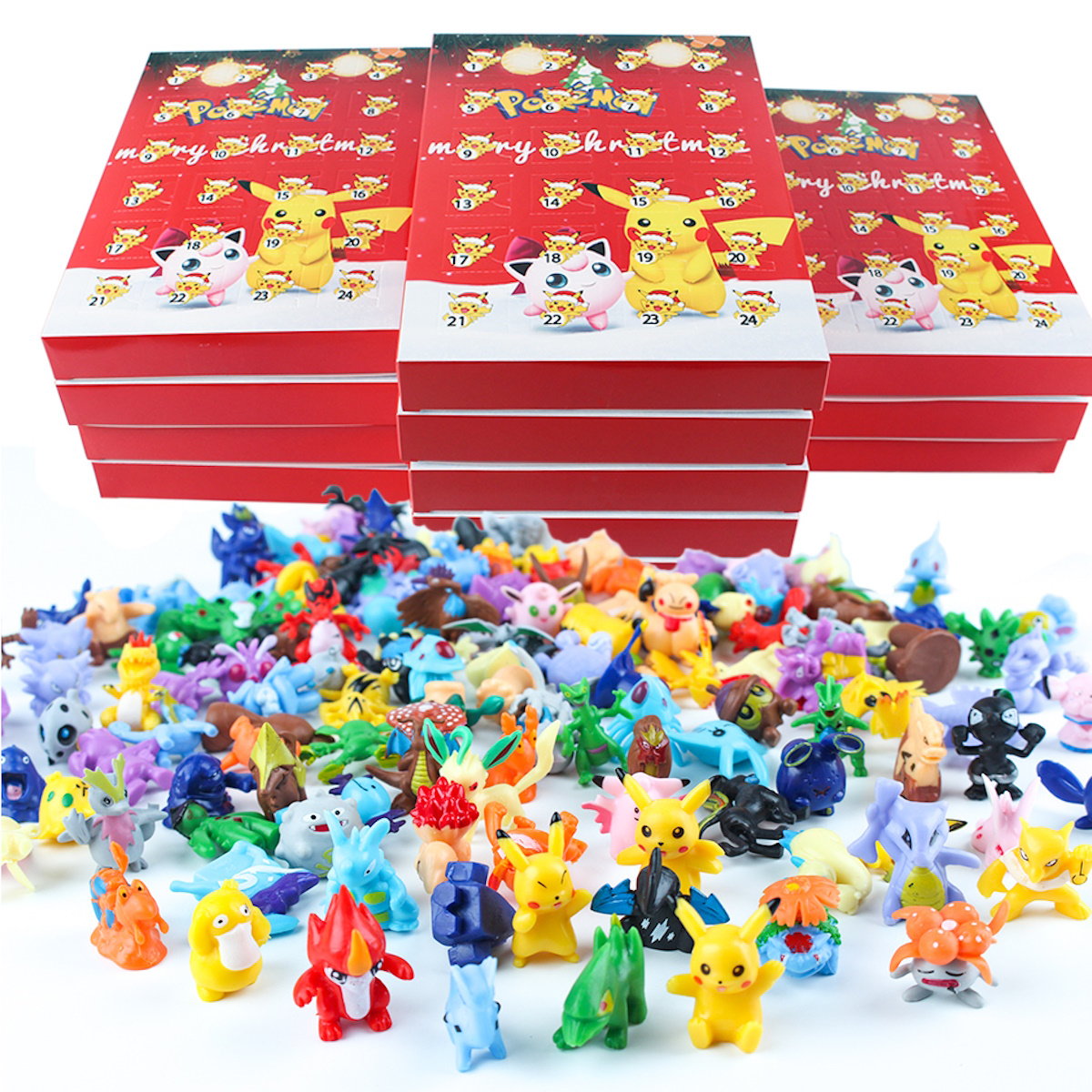 Pokemon Advent Calendars for Christmas Pikachu Charizard - ChildAngle