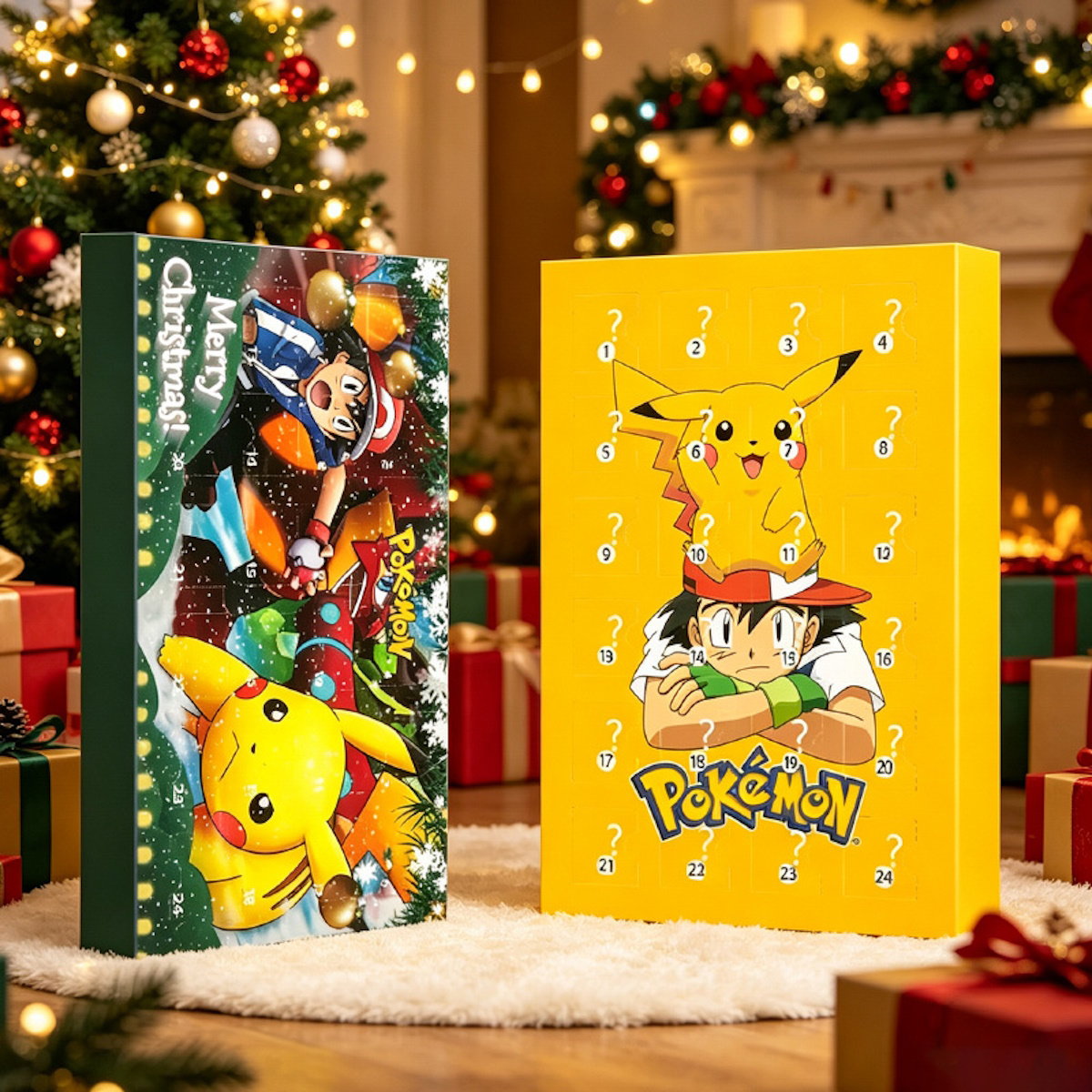 Pokemon Advent Calendars for Christmas Pikachu Charizard - ChildAngle