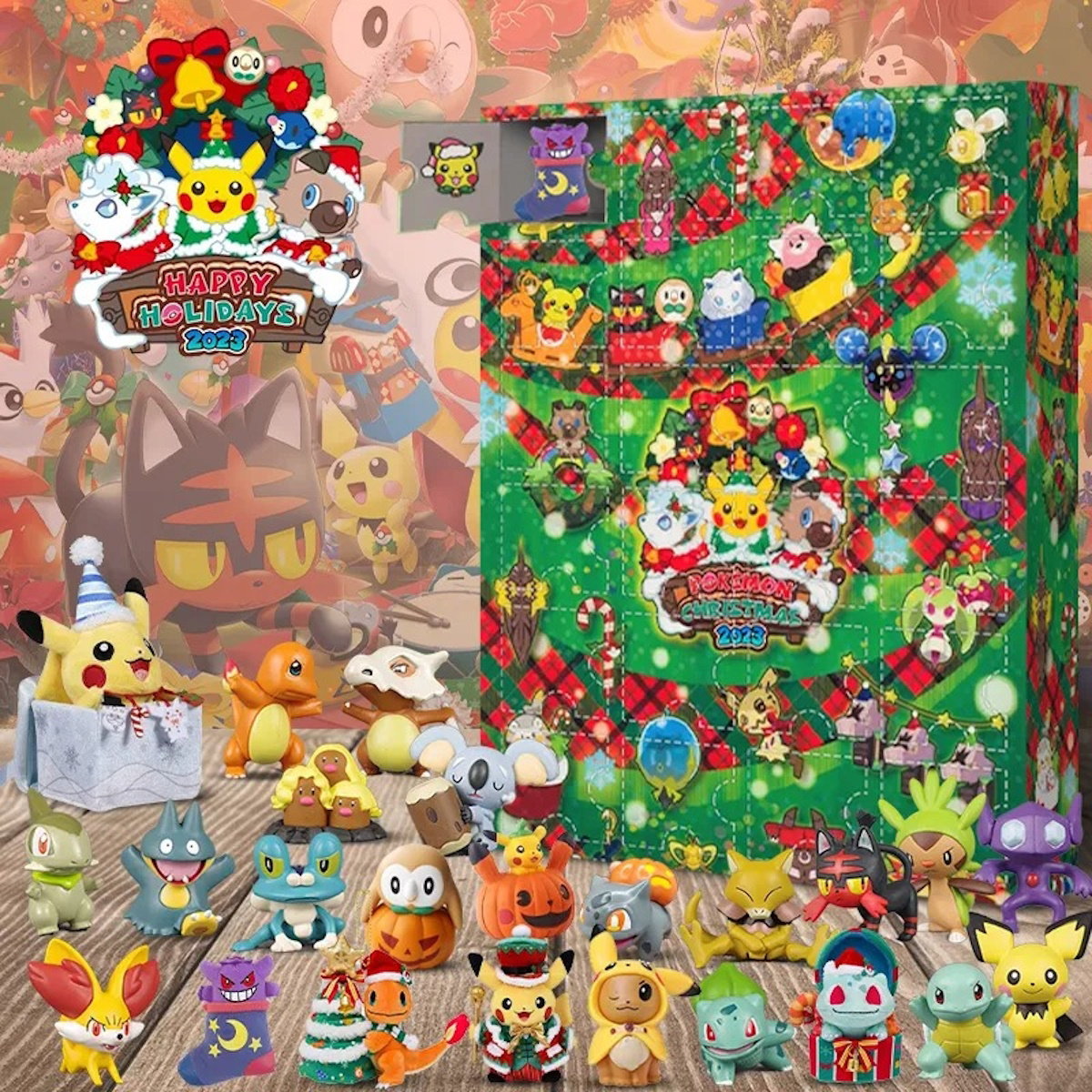 Pokemon Advent Calendars for Christmas Pikachu Charizard - ChildAngle