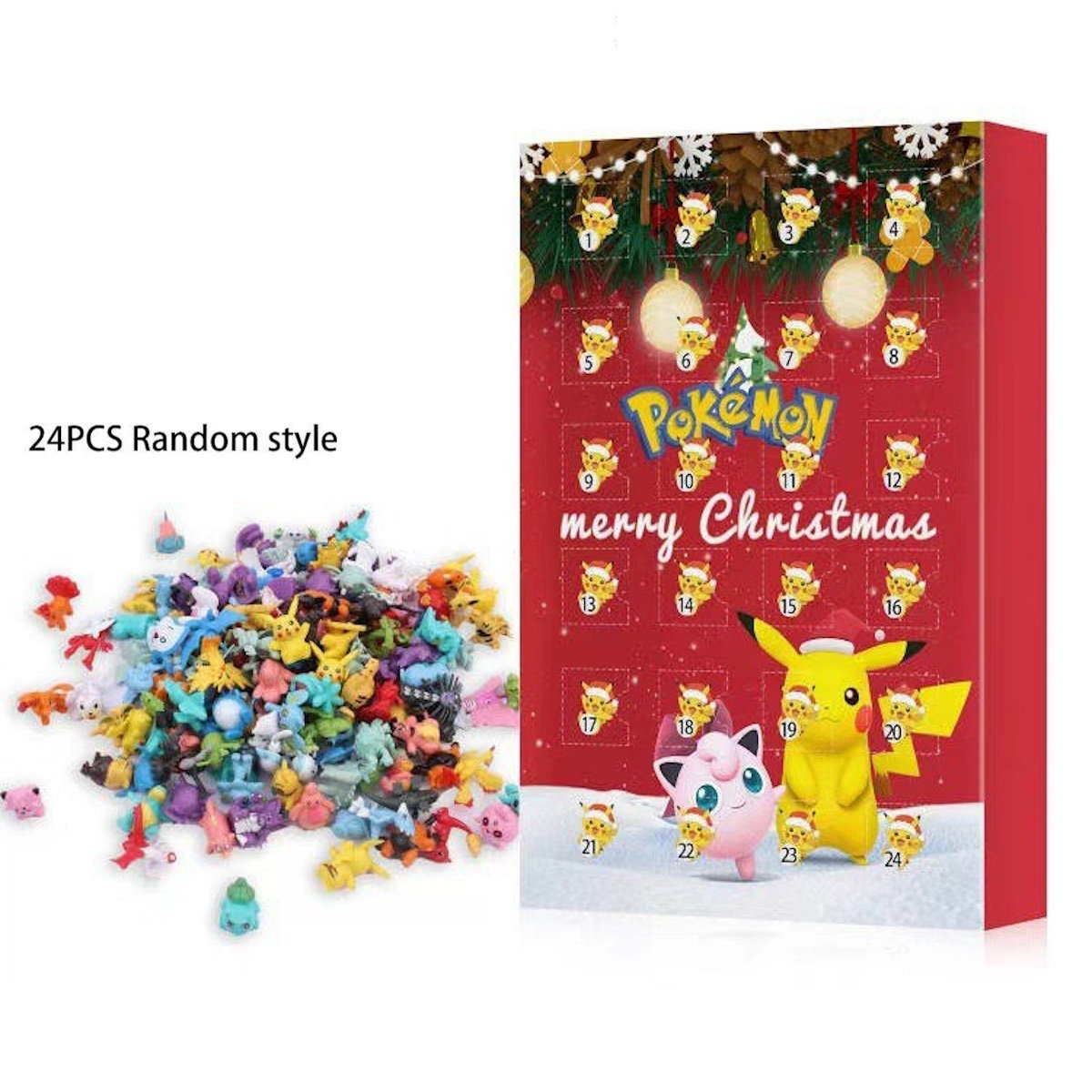 Pokemon Advent Calendars for Christmas Pikachu Charizard - ChildAngle