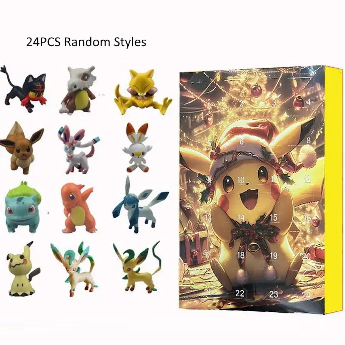 Pokemon Advent Calendars for Christmas Pikachu Charizard - ChildAngle