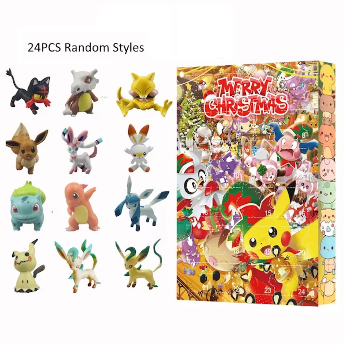 Pokemon Advent Calendars for Christmas Pikachu Charizard - ChildAngle