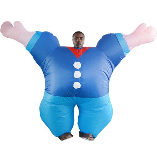 Teens Popeye Inflatable Costumes Muscle Sailor Blowup Costumes - ChildAngle