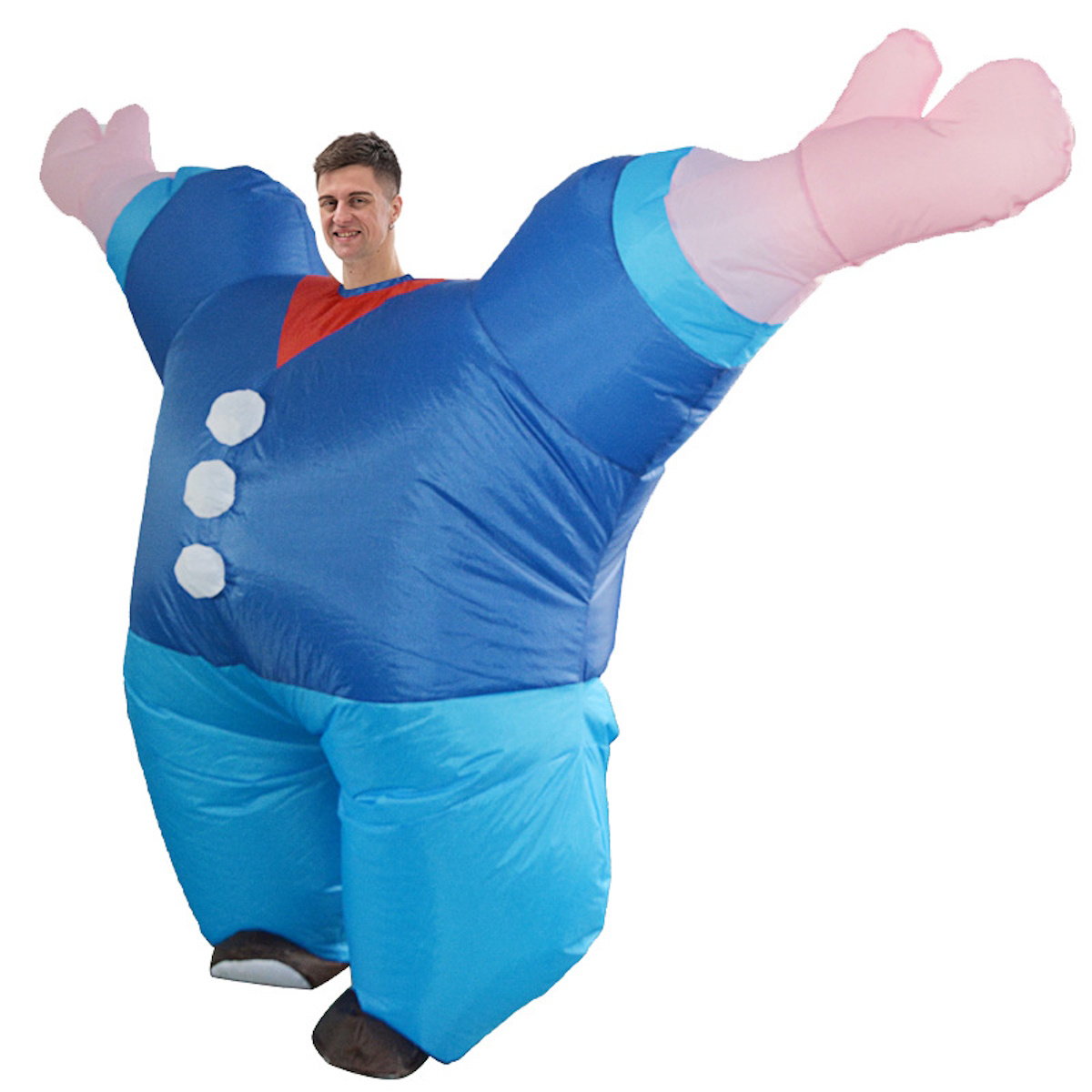 Teens Popeye Inflatable Costumes Muscle Sailor Blowup Costumes - ChildAngle