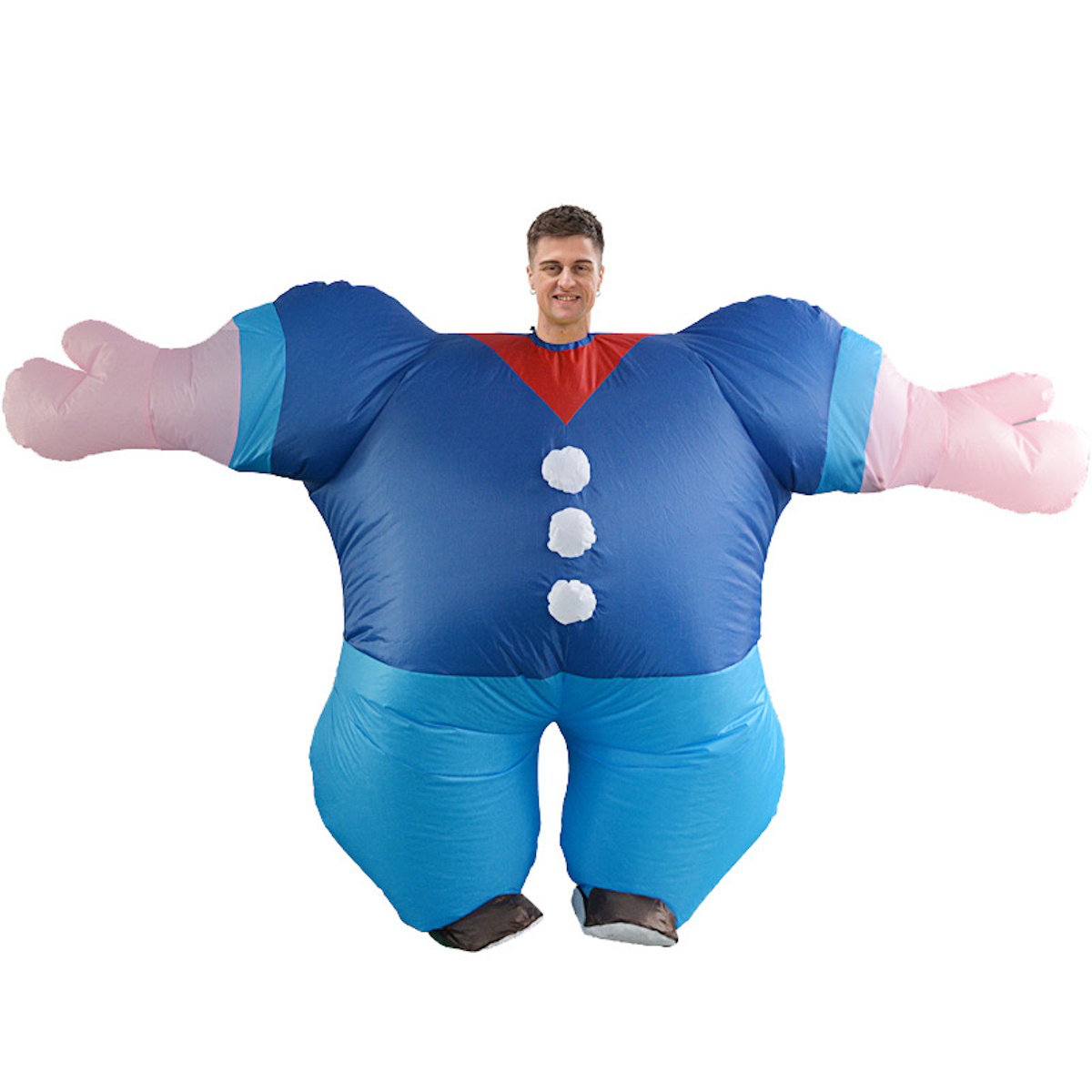 Teens Popeye Inflatable Costumes Muscle Sailor Blowup Costumes - ChildAngle