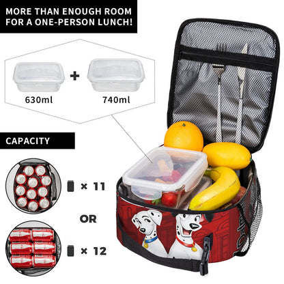 101 Dalmatians Lunch Bag Cartoon Dog Portable Lunch Tote - ChildAngle