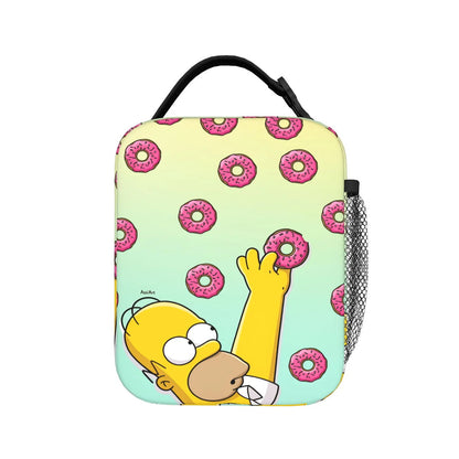 Happy Family The Simpsons Lunch Bag Portable Lunch Tote