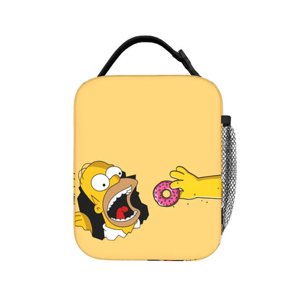 Happy Family The Simpsons Lunch Bag Portable Lunch Tote