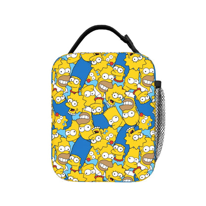 Happy Family The Simpsons Lunch Bag Portable Lunch Tote