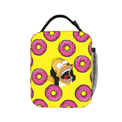 Happy Family The Simpsons Lunch Bag Portable Lunch Tote