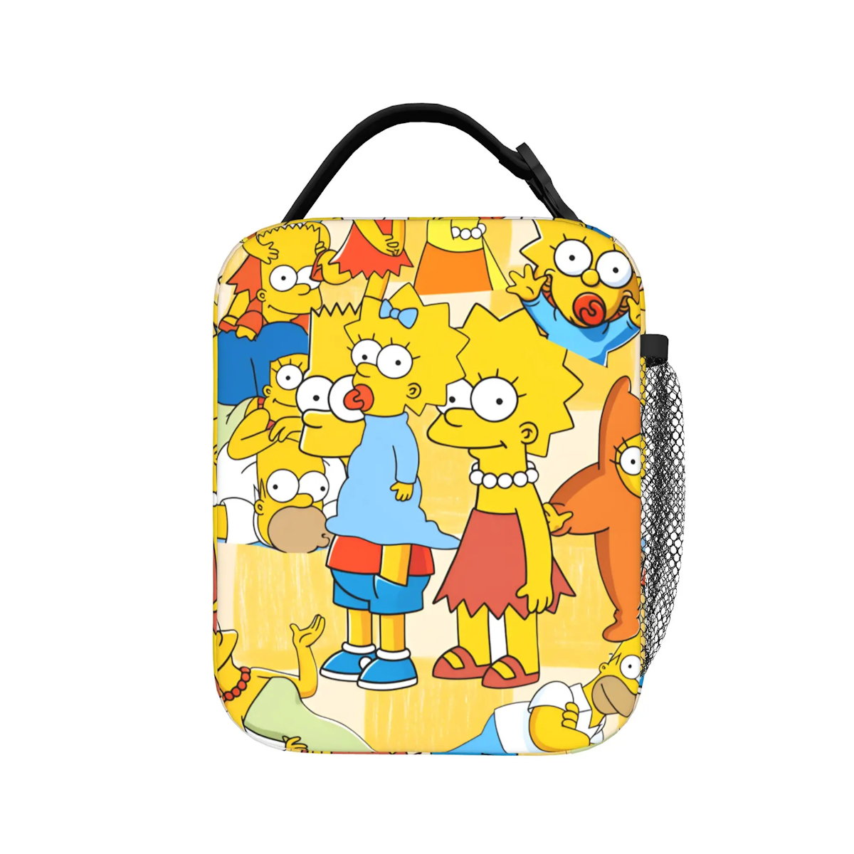 Happy Family The Simpsons Lunch Bag Portable Lunch Tote