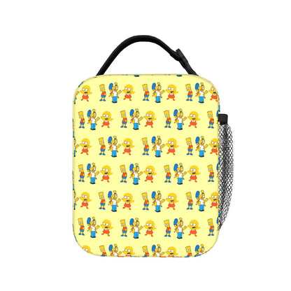 Happy Family The Simpsons Lunch Bag Portable Lunch Tote