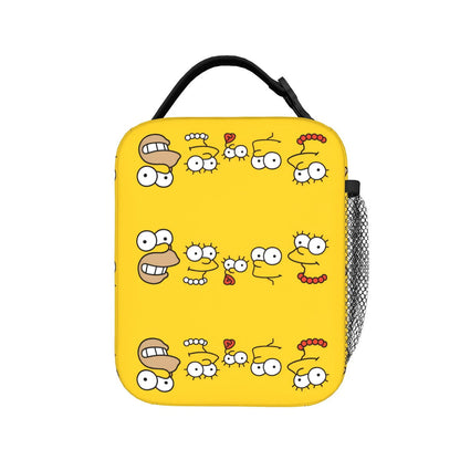 Happy Family The Simpsons Lunch Bag Portable Lunch Tote