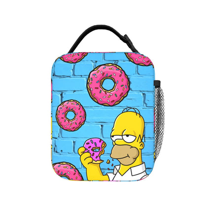 Happy Family The Simpsons Lunch Bag Portable Lunch Tote