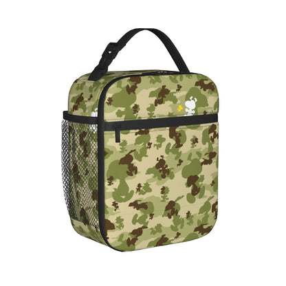 Allover Snoopy Lunch Tote with Side Mesh Pocket - ChildAngle