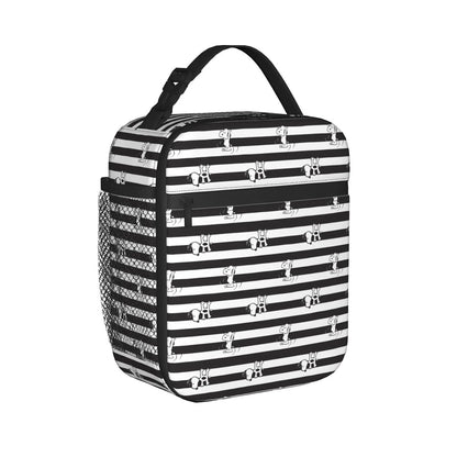 Allover Snoopy Lunch Tote with Side Mesh Pocket - ChildAngle