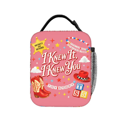 Cowgirl TayIor Swift I Knew It I Knew You Insulated Lunch Bag Portable Lunch Tote - ChildAngle