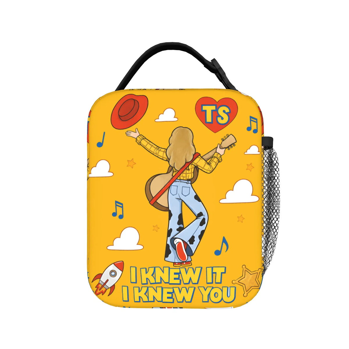 Cowgirl TayIor Swift I Knew It I Knew You Insulated Lunch Bag Portable Lunch Tote - ChildAngle