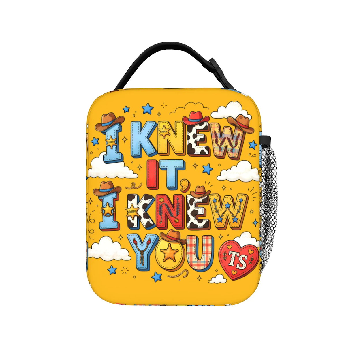 Cowgirl TayIor Swift I Knew It I Knew You Insulated Lunch Bag Portable Lunch Tote - ChildAngle