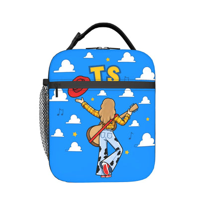 Cowgirl TayIor Swift I Knew It I Knew You Insulated Lunch Bag Portable Lunch Tote - ChildAngle