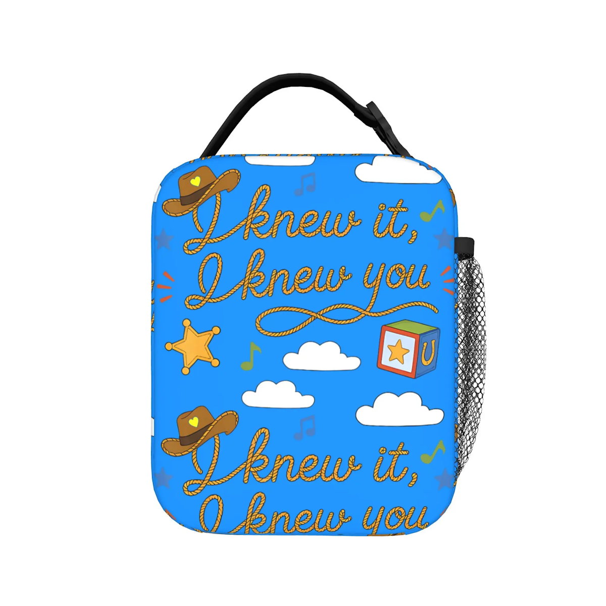 Cowgirl TayIor Swift I Knew It I Knew You Insulated Lunch Bag Portable Lunch Tote - ChildAngle