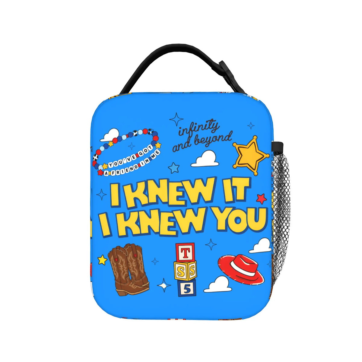 Cowgirl TayIor Swift I Knew It I Knew You Insulated Lunch Bag Portable Lunch Tote - ChildAngle