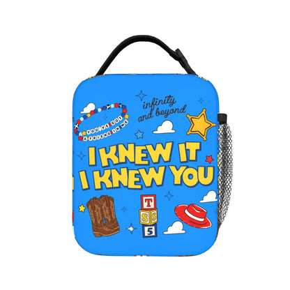Cowgirl TayIor Swift I Knew It I Knew You Insulated Lunch Bag Portable Lunch Tote - ChildAngle