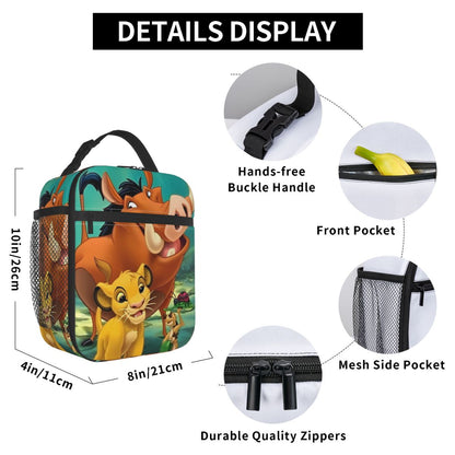 The Lion King Lunch Bag Portable Lunch Tote