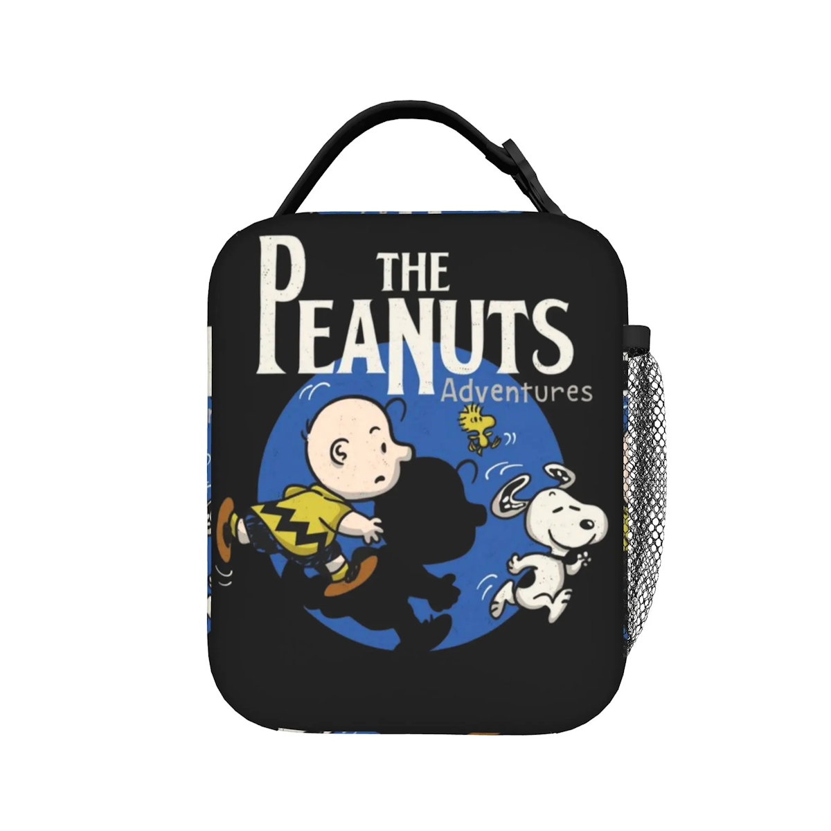The Peanuts Snoopy Lunch Tote with Side Mesh Pocket - ChildAngle