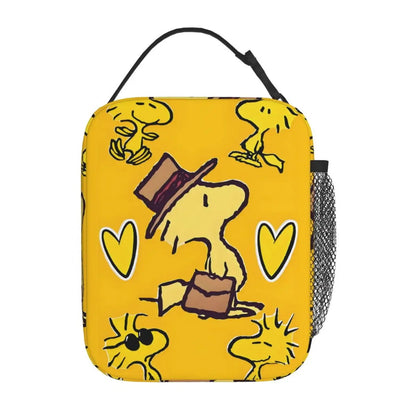 The Peanuts Snoopy Lunch Tote with Side Mesh Pocket - ChildAngle
