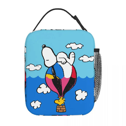 The Peanuts Snoopy Lunch Tote with Side Mesh Pocket - ChildAngle