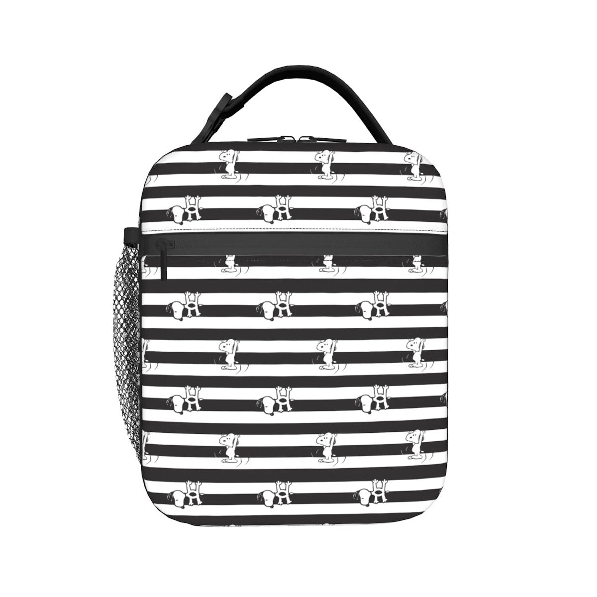Snoopy Lunch Tote with Side Mesh Pocket - ChildAngle