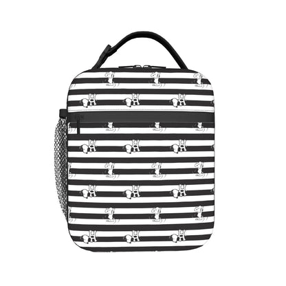 Snoopy Lunch Tote with Side Mesh Pocket - ChildAngle