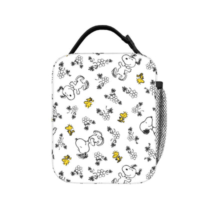 Snoopy Lunch Tote with Side Mesh Pocket - ChildAngle