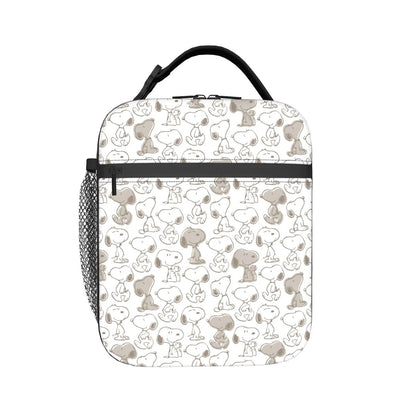 Snoopy Lunch Tote with Side Mesh Pocket - ChildAngle