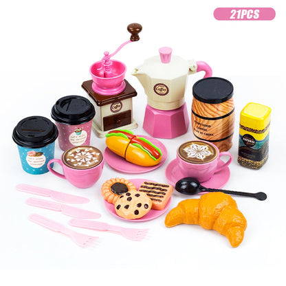 82PCS Pretend Play Coffee & Dessert Afternoon Tea Set for Kids - ChildAngle