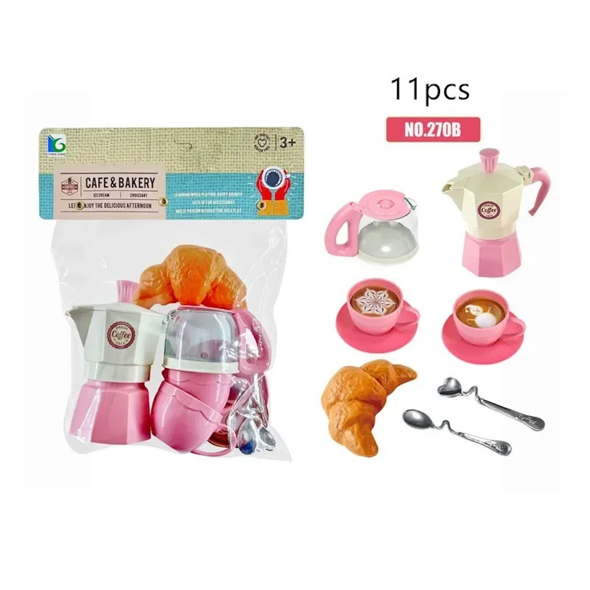 82PCS Pretend Play Coffee & Dessert Afternoon Tea Set for Kids - ChildAngle