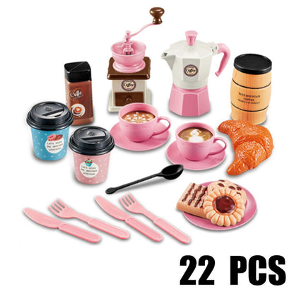 82PCS Pretend Play Coffee & Dessert Afternoon Tea Set for Kids - ChildAngle