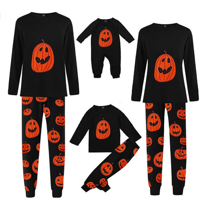 Halloween Family Matching Pajamas Pumpkin Sleepwear Family Look Pyjamas - ChildAngle